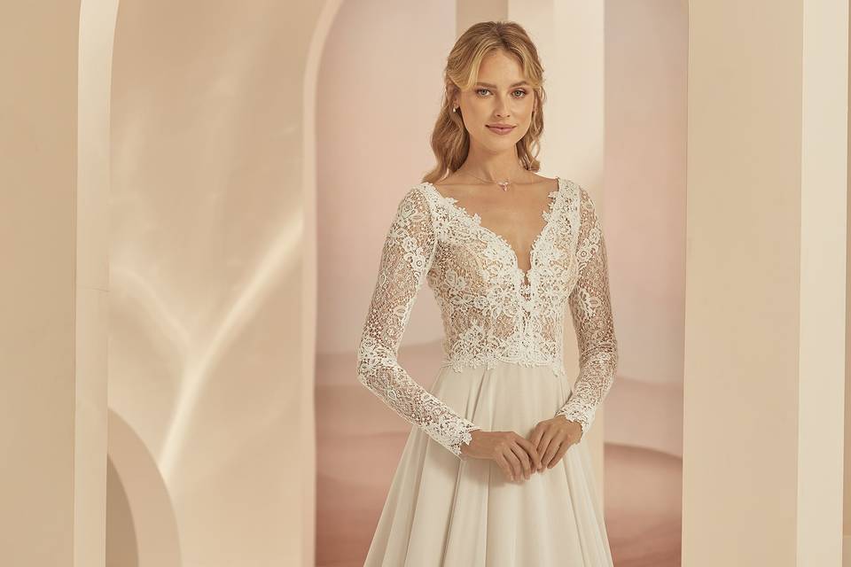 Abito sposa bianco evento 2022