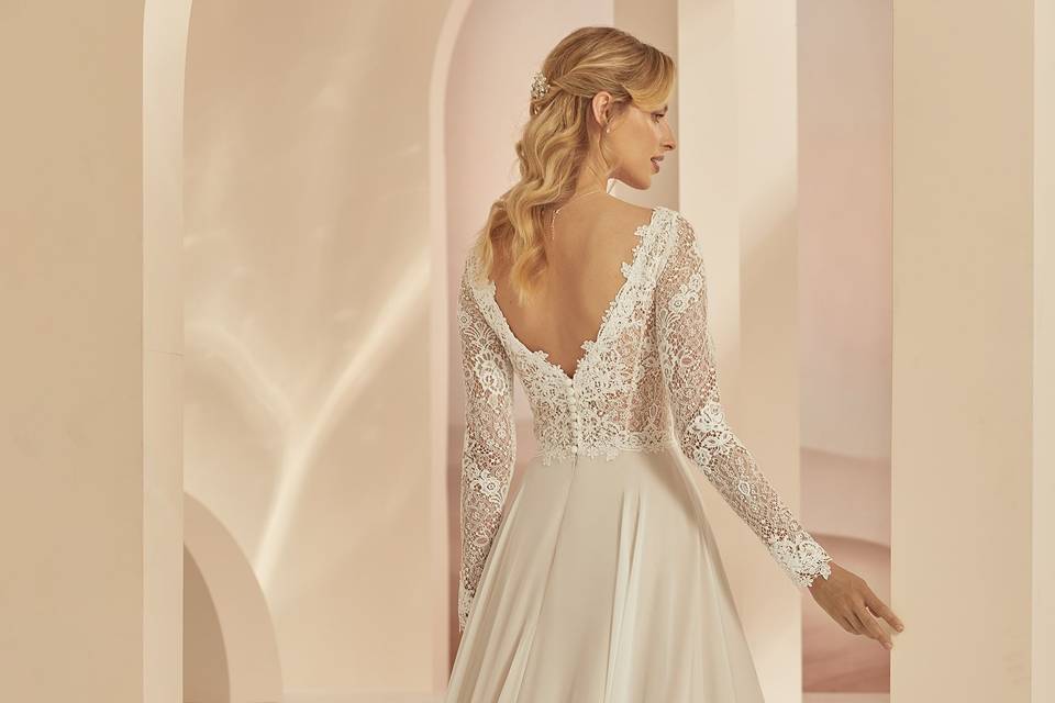 Abito sposa bianco evento 2022