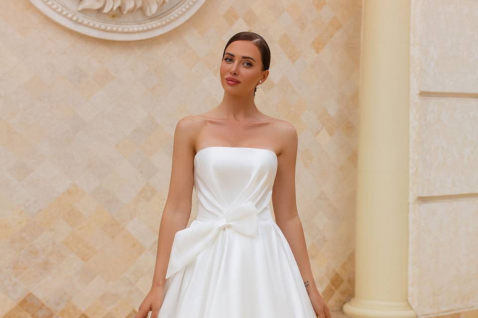 Abito sposa sabia cham bianco