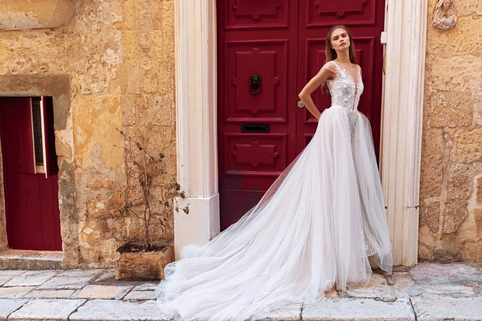 Abito sposa bianco evento 2022