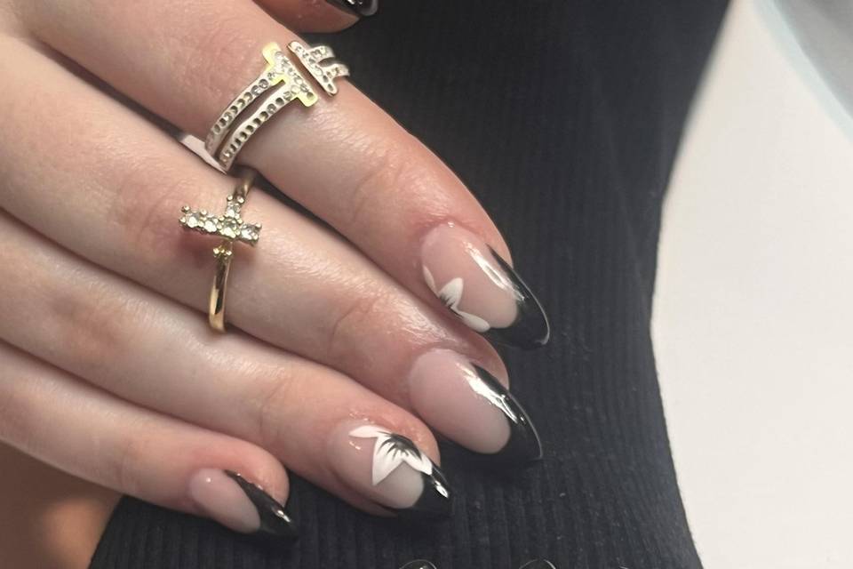 Nail art floreale