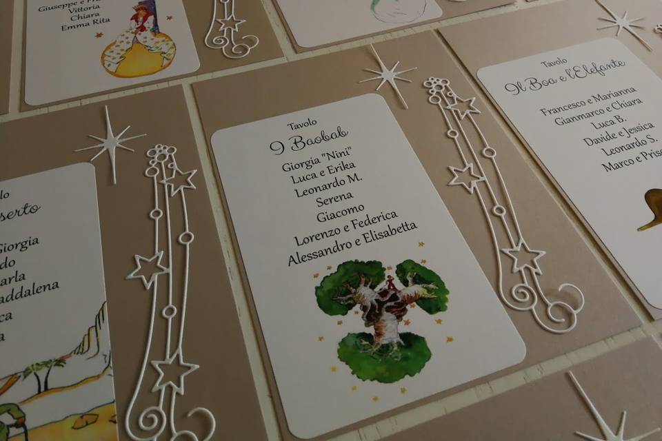 Cards tableau Piccolo Principe