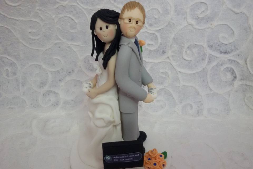 Cake topper videogiochi