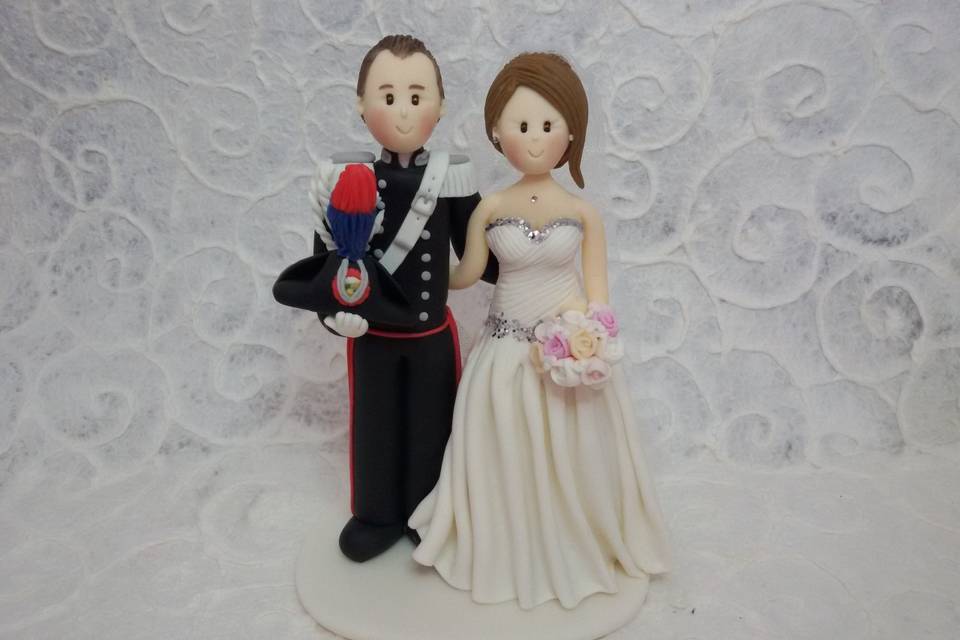 Cake topper carabiniere