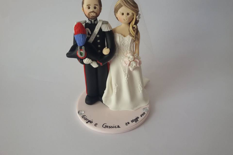 Cake topper carabiniere