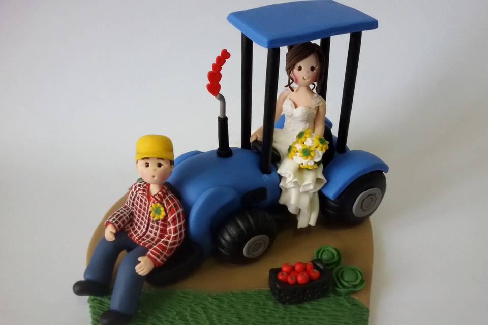 Cake topper trattore