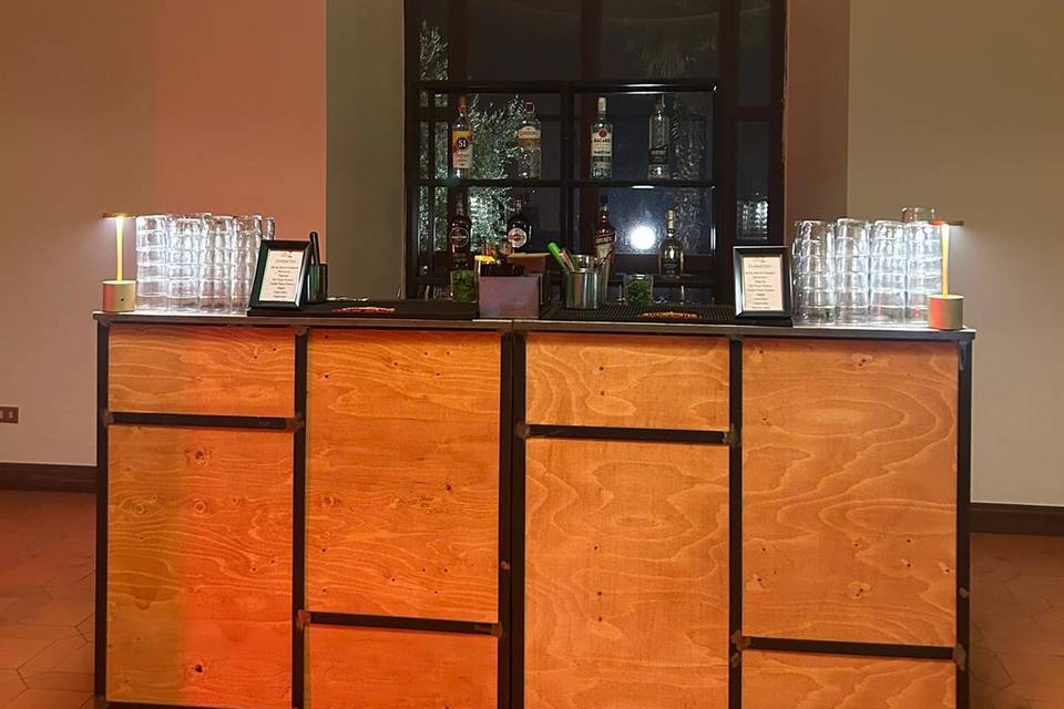 Banco bar rustico