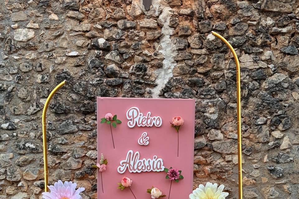 Allestimento Alessia e Pietro