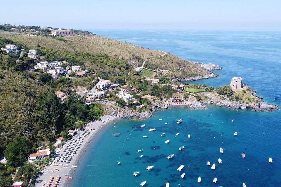 Panorama golfo di policastro