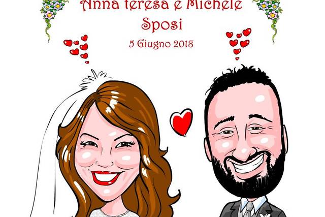 Caricatura degli Sposi
