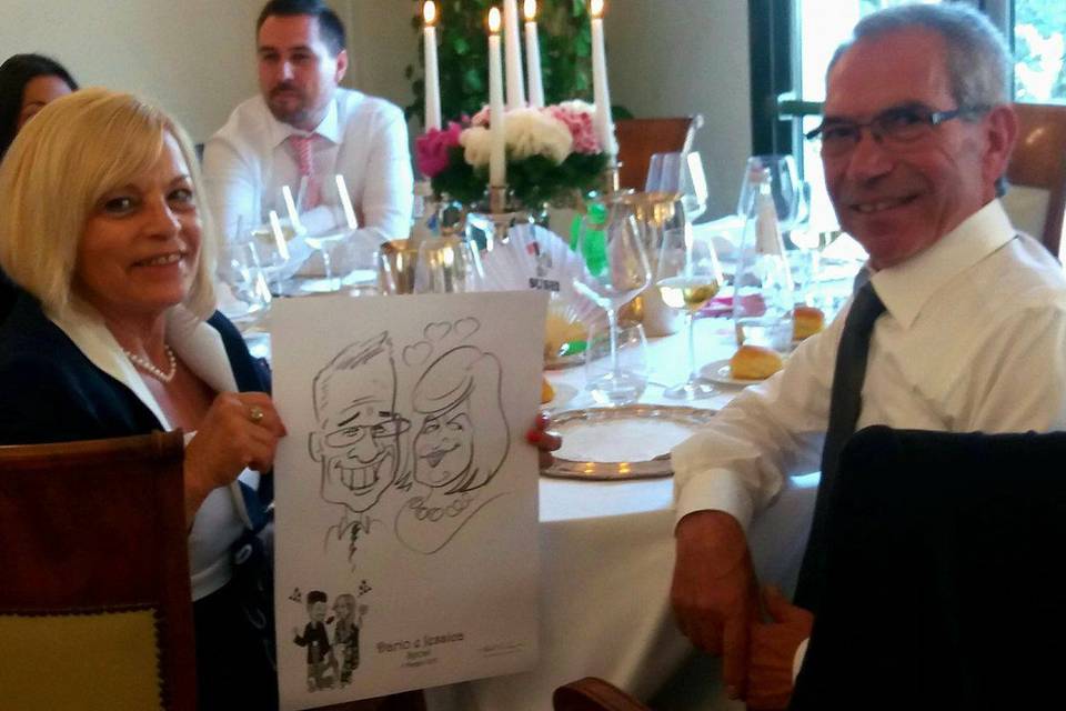 Caricaturista ai Matrimoni