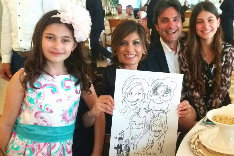 Caricaturista ai matrimoni