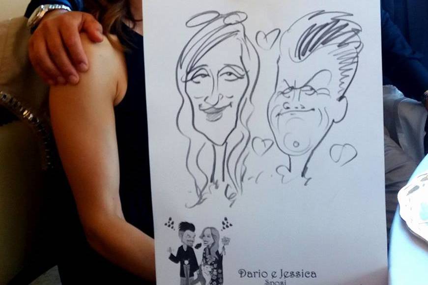 Caricaturista ai Matrimoni