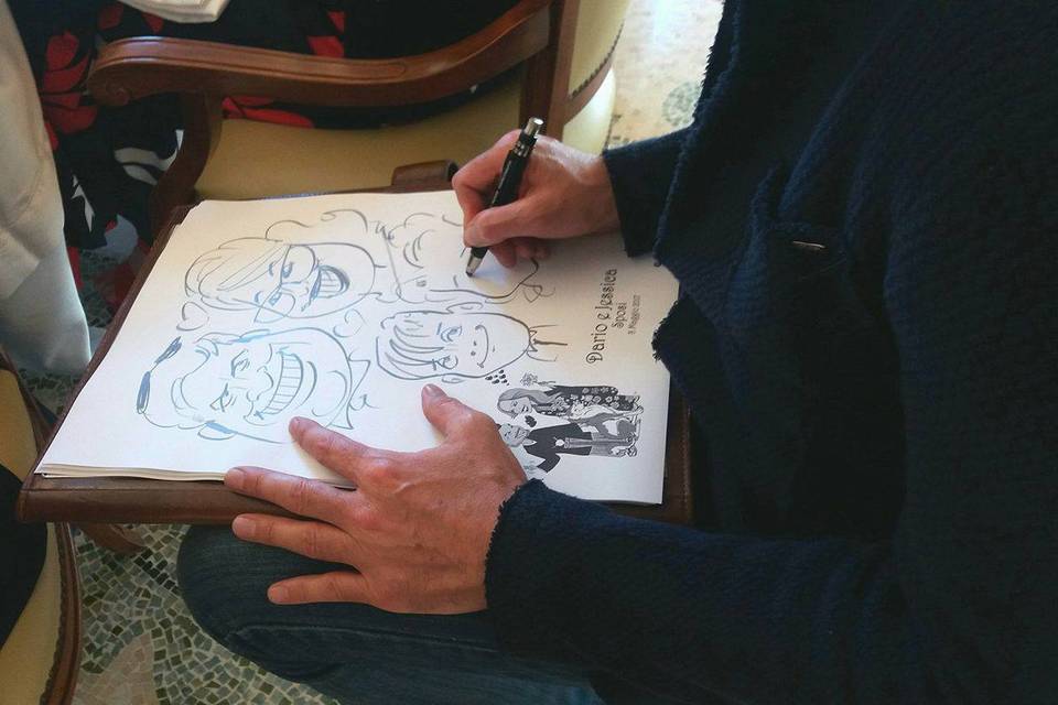 Caricaturista ai Matrimoni