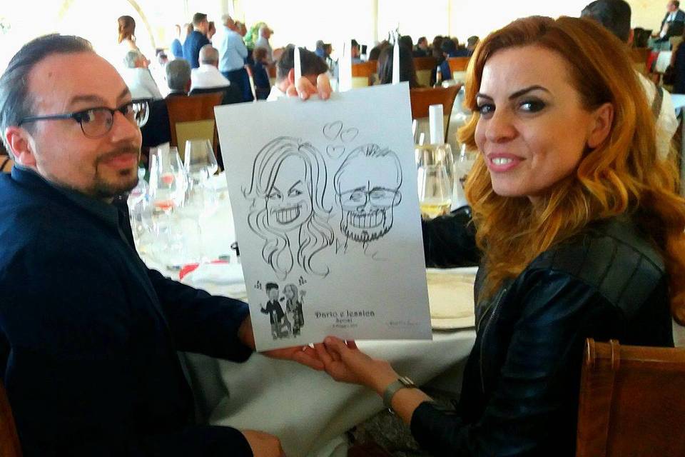 Caricaturista ai Matrimoni