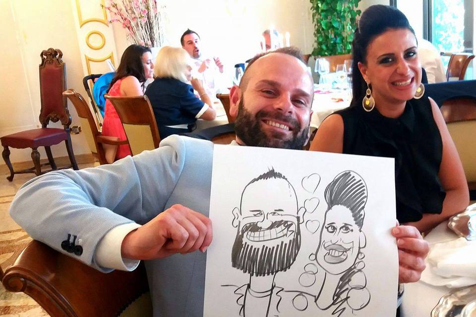 Caricaturista ai Matrimoni