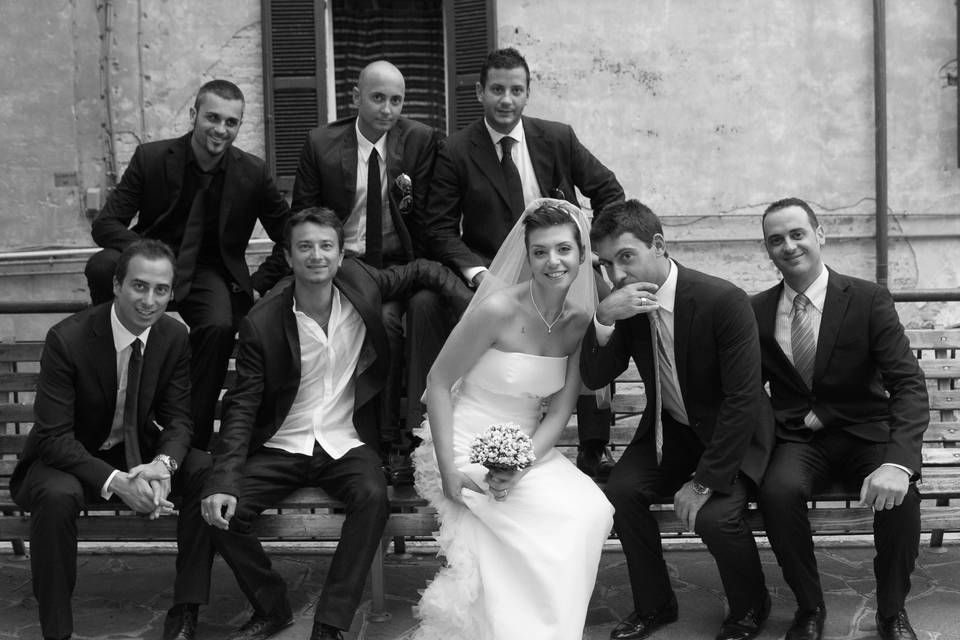 Sposa e amici