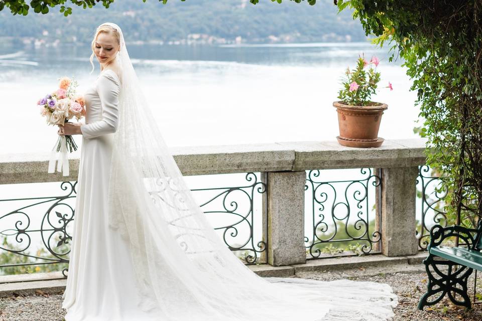 Abito da sposa seta pura