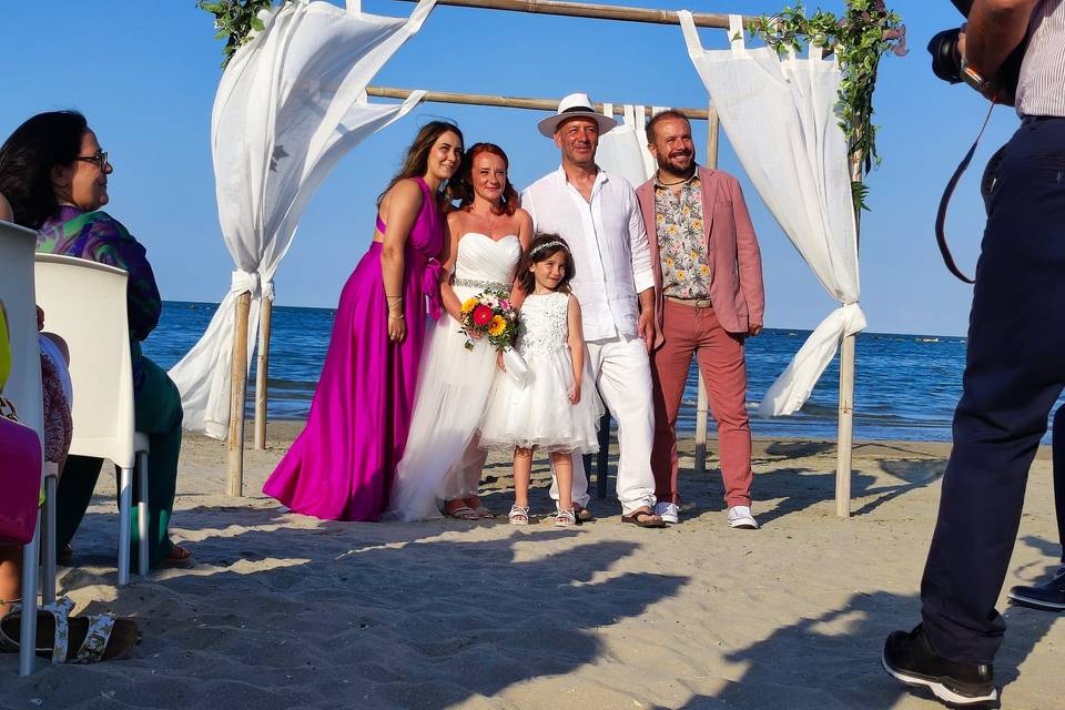 Matrimonio sulla spiaggia