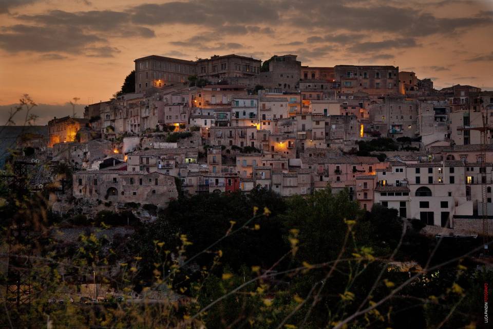 Ragusa Ibla Night View