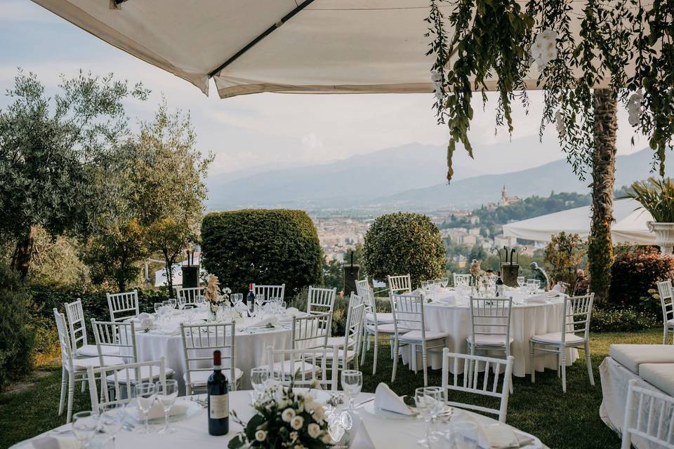 La terrazza pranzo o cena