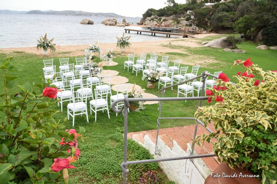 Allestimento cerimonia