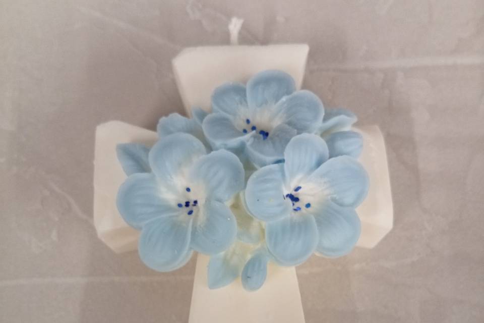 Croce con fiori