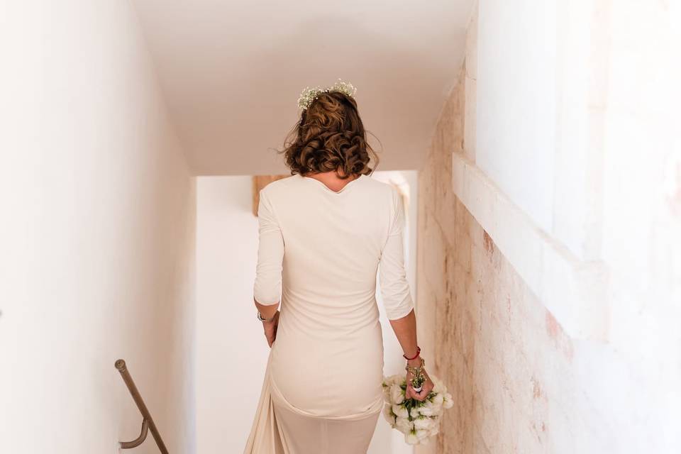 The bride is coming