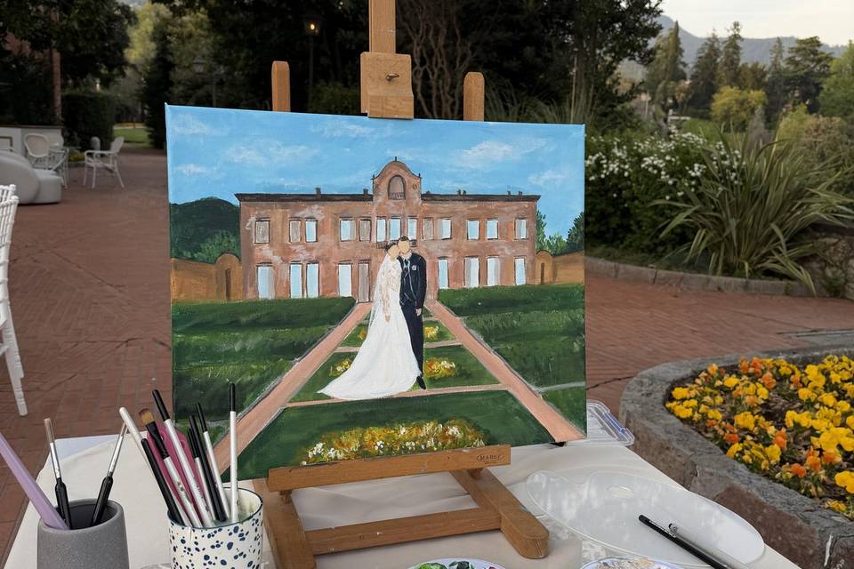 Live painting Tela