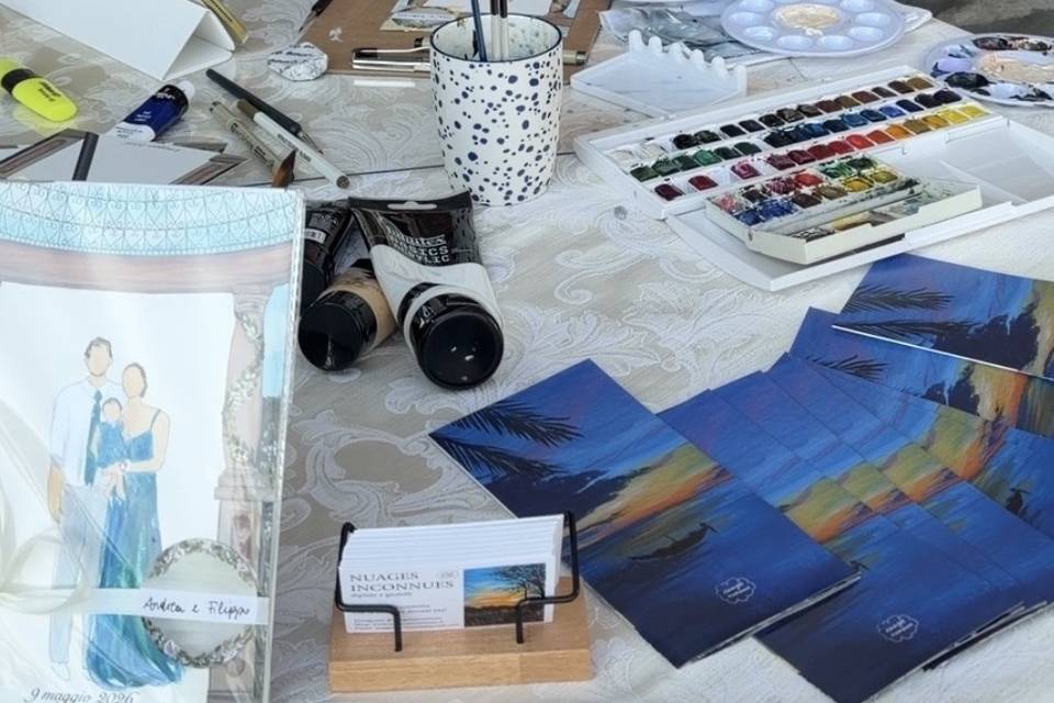 Bomboniere Live Painting