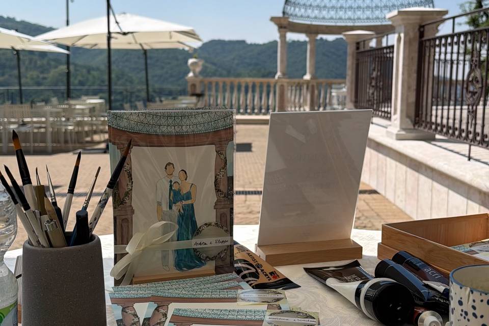 Bomboniere Live Painting
