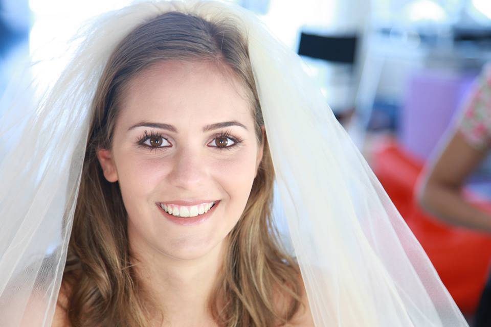 Trucco su una sposa