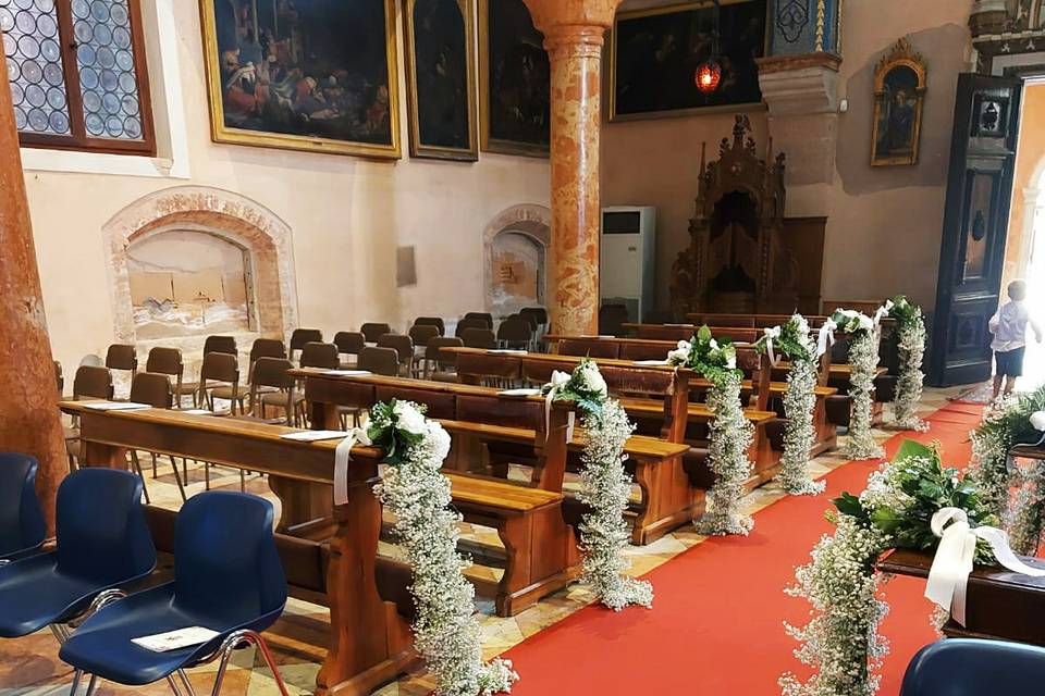 Chiesa su isola a Venezia