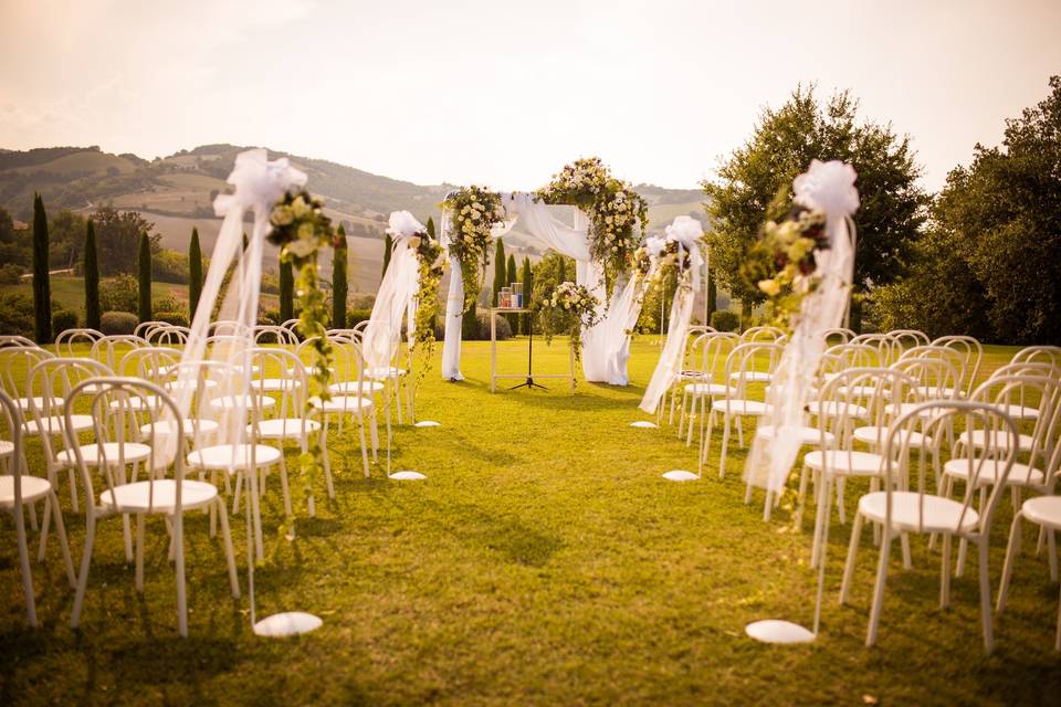 Allestimento cerimonia