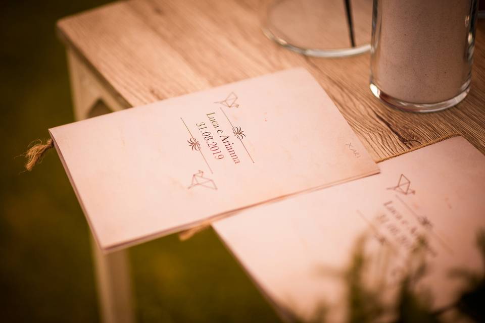Libretto cerimonia