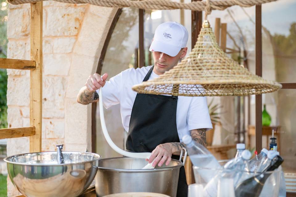 chef in cucina
