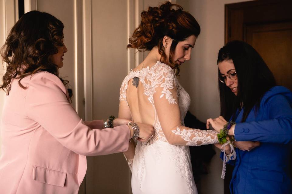 Preparazione sposa