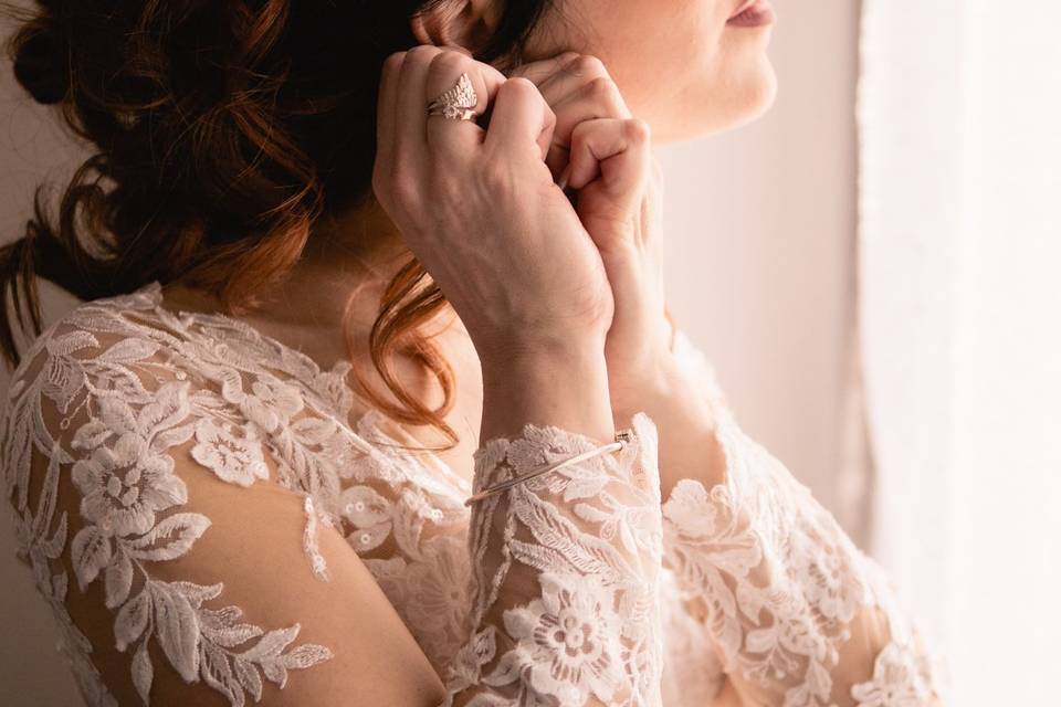 Preparazione sposa