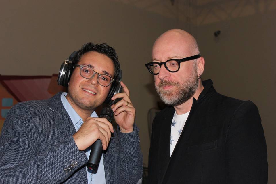 Con Mario Biondi