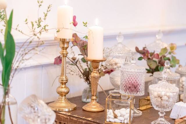 Confetti arrangement table set