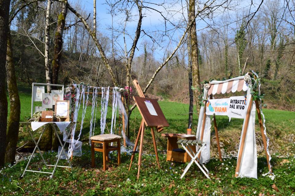 Allestimento postazione