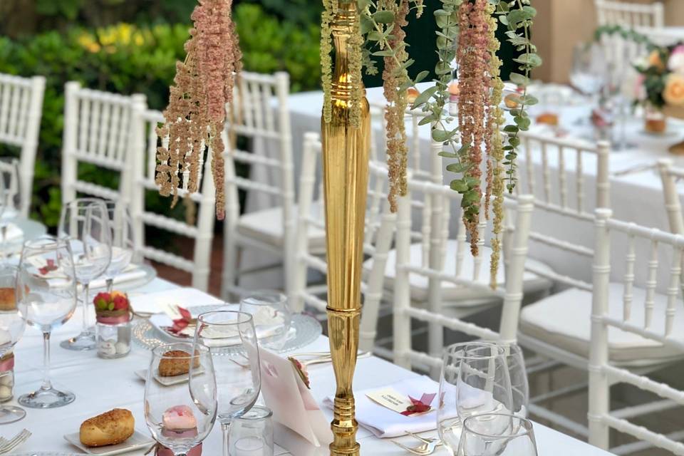 Candelabro Oro