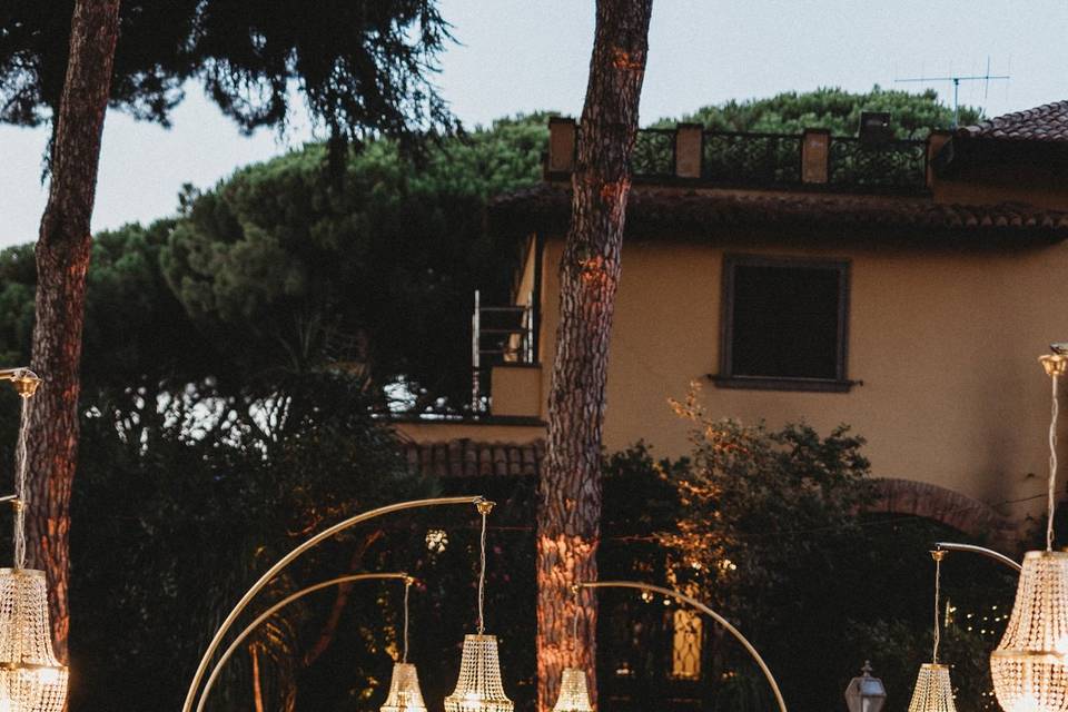 Cena in piscina