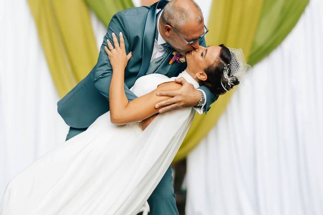 Wedding cerimonia smoke bomb