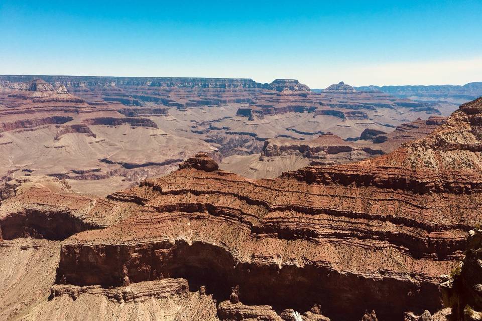 In volo sopra il Grand Canyon