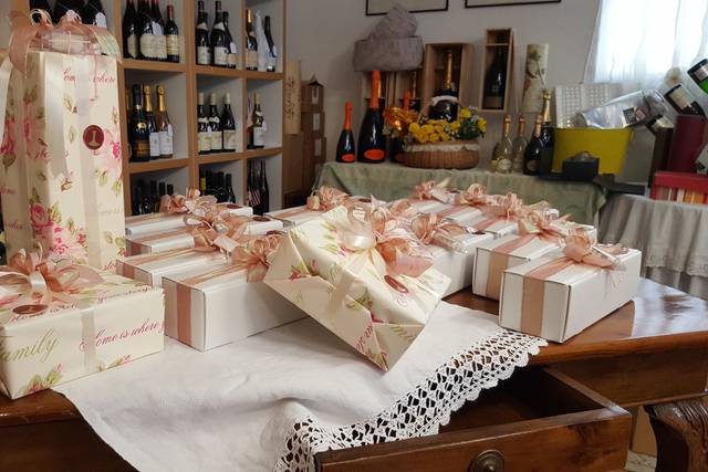 Bomboniere in rosa antico