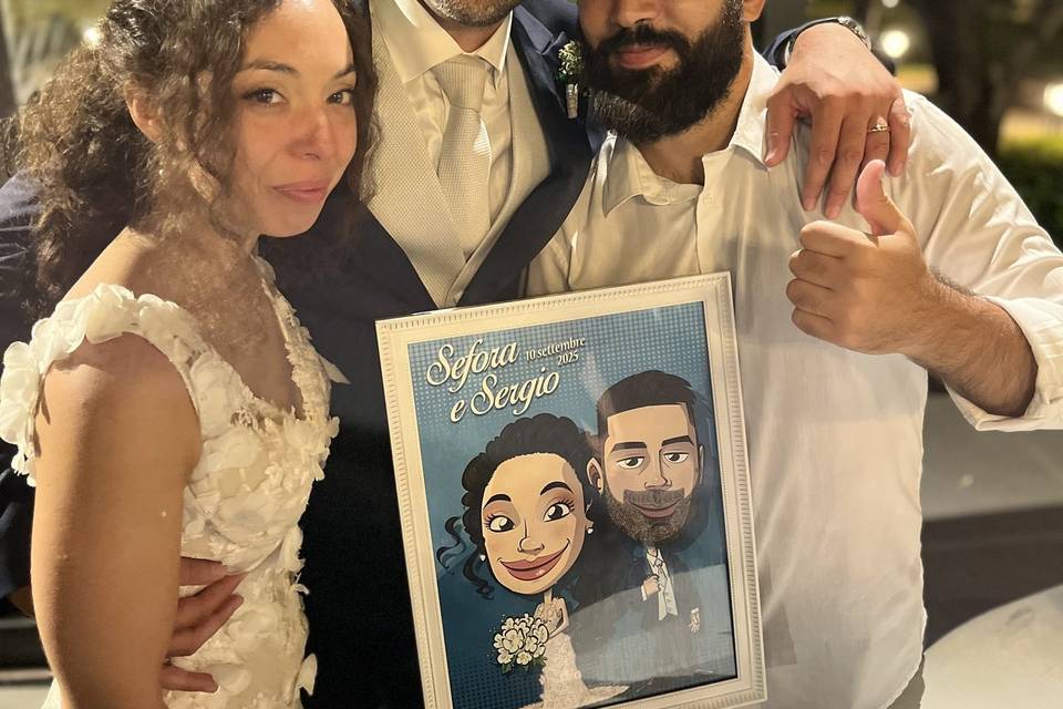 Caricatura Sposi