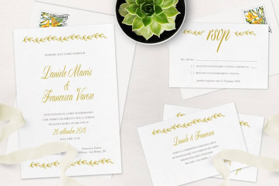 Partecipazione di matrimonio Diane - My Wedding Paper