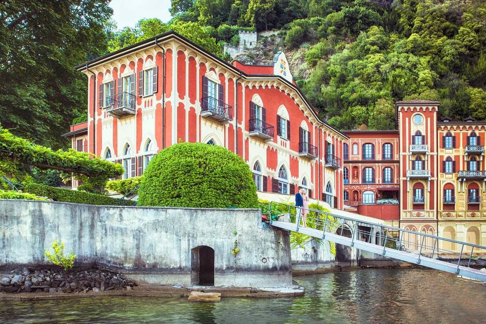 Engagement lago di Como Villa