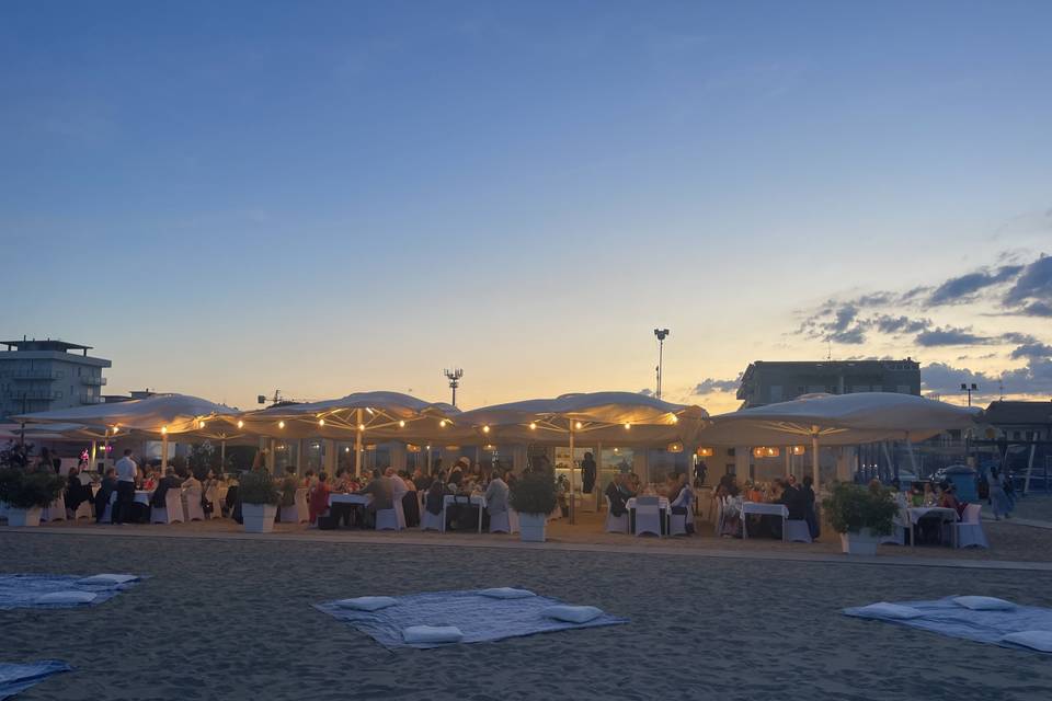 Zona ristorante esterna